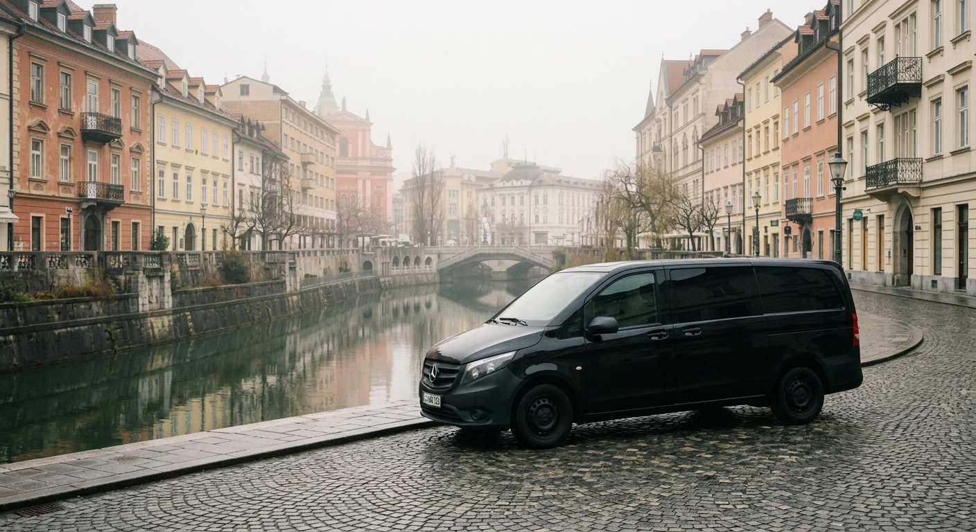 Crni Mercedes-Benz Vito u Sloveniji